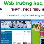 THIẾT KẾ WEBSITE CHO TRƯỜNG TIỂU HỌC NỘI TRÚ KHAI TRÍ