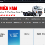 Công ty Benet thiết kế website cho đơn vị Xe tải miền Nam http://xetaimiennam.org/