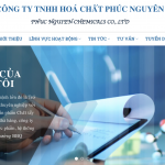 Công ty Benet thực hiện dự án SEO web cho công ty TNHH hóa chất Phúc Nguyên