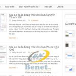 Công ty Benet thực hiện dự án SEO tổng thể cho website suaquanao.info