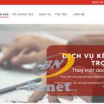 Công ty Benet thực hiện thiết kế website ketoanvachi.vn