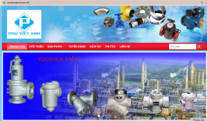 Thiết kế website, Công ty TNHH thương mại dịch vụ XNK Phú Việt Anh, Công ty Benet, Giao diện web, Công cụ tìm kiếm SEO